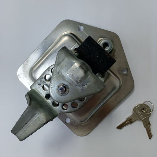 Locking Folding T Handle Stainless Steel Polished W/Holes - 91250